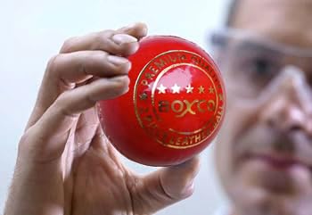BOXCO Premium Hand Stiched Two Piece Cricket Leather Ball for T20, One Day and Club Matches (Premium, Red) - Image 2