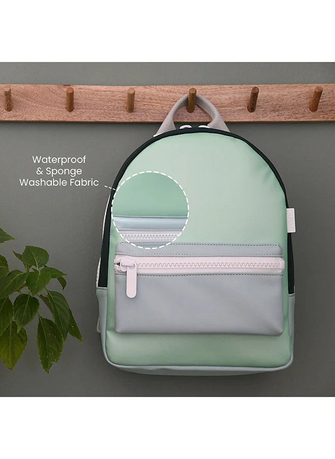 BEABA Faro Multipocket Diaper Backpack with Accessories – Matcha Latte