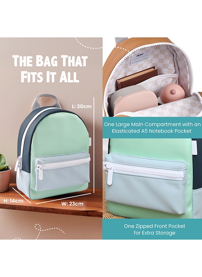 BEABA Faro Multipocket Diaper Backpack with Accessories – Matcha Latte  - Image 5