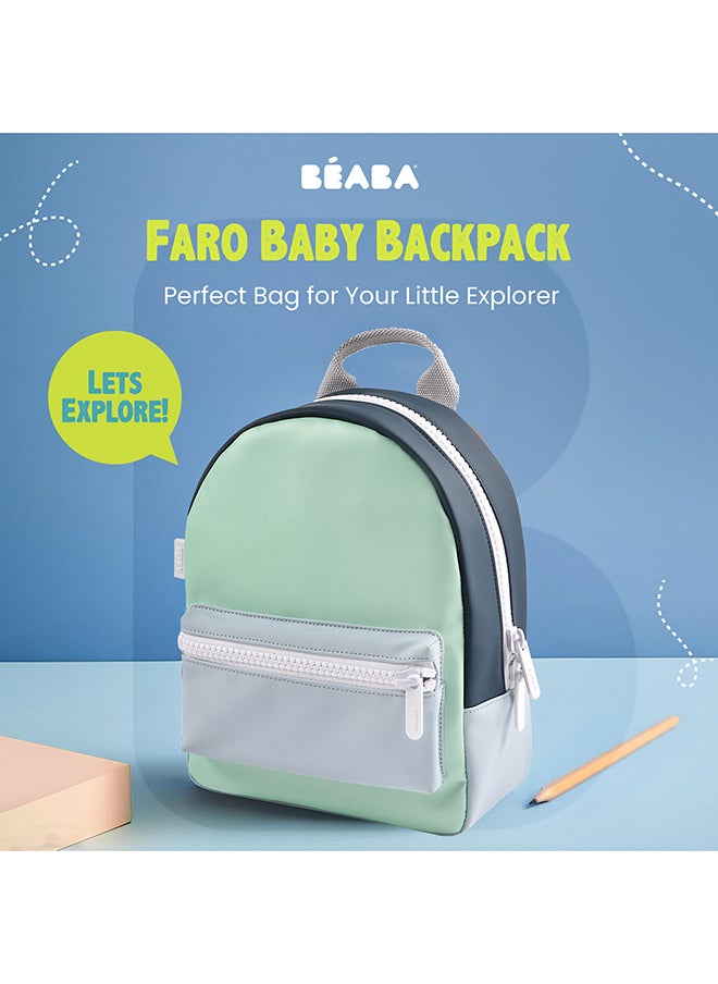 BEABA Faro Multipocket Diaper Backpack with Accessories – Matcha Latte  - Image 4