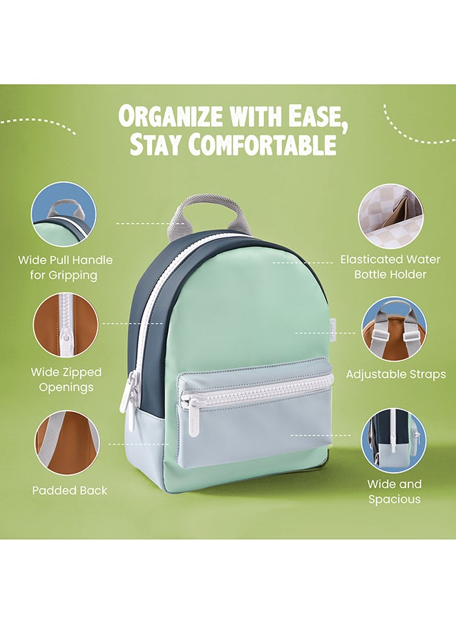 BEABA Faro Multipocket Diaper Backpack with Accessories – Matcha Latte  - Image 3
