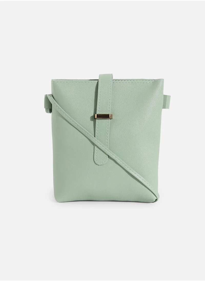 Haute Sauce Daisy English Green Cross Body Bag