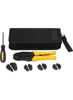 Arabest Crimping Tool Set Ratcheting Wire Crimper Tool with 5 PCS Interchangeable Dies Ratchet Crimping Tool Kit For Heat Shrink Connectors, Non-Insulated, Insulated, Ferrule Terminals  - Image 4