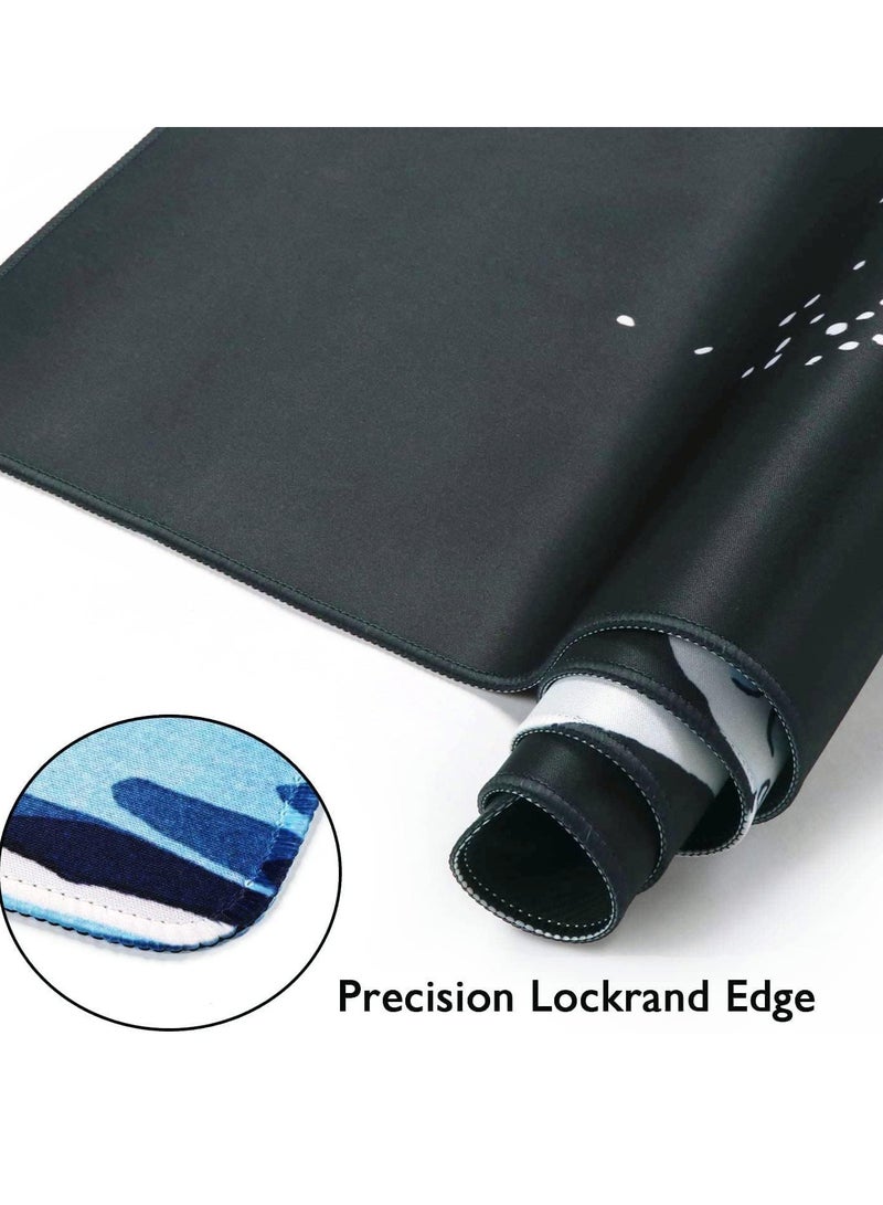 إسكدنيا لعبة القرفة ماوس وسادة وسادة طاولة كبيرة تطول خياطة حافة وسادة الفأرة وسادة الفأرة طويلة ومنصات الفأرة المضادة للانزلاق المطاط قاعدة وسادة الفأرة 800x300x5mm - Image 3