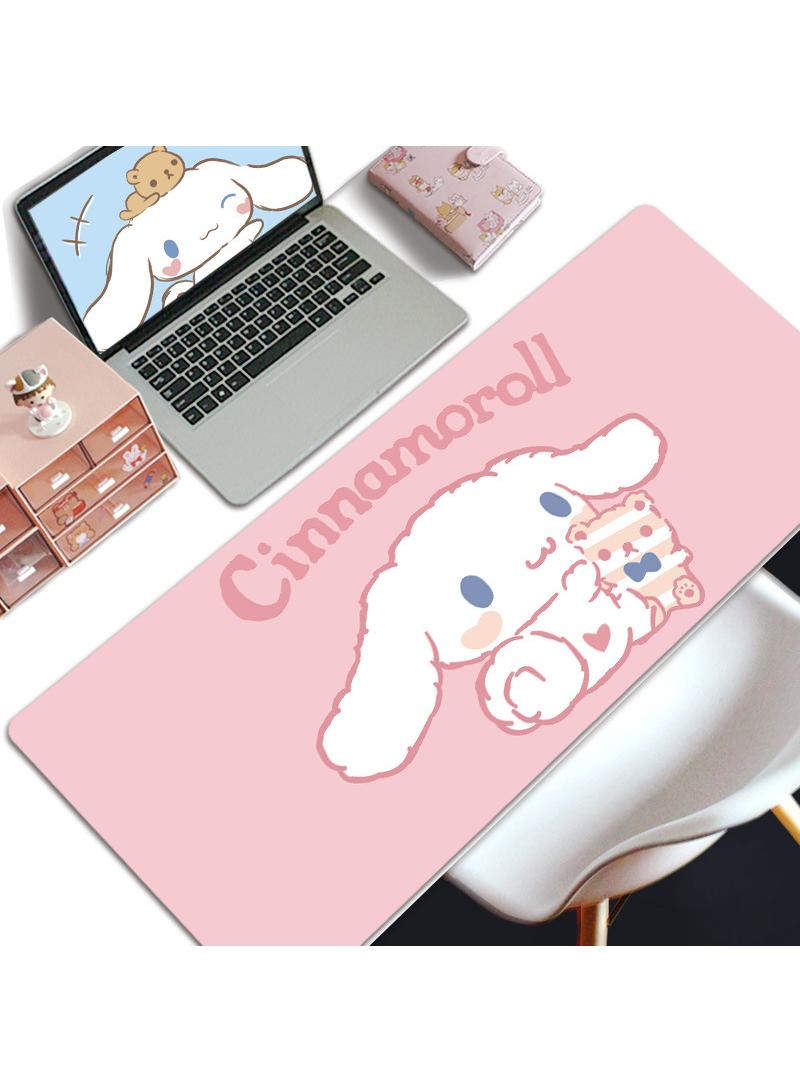 إسكدنيا لعبة القرفة ماوس وسادة وسادة طاولة كبيرة تطول خياطة حافة وسادة الفأرة وسادة الفأرة طويلة ومنصات الفأرة المضادة للانزلاق المطاط قاعدة وسادة الفأرة 800x300x5mm - Image 1