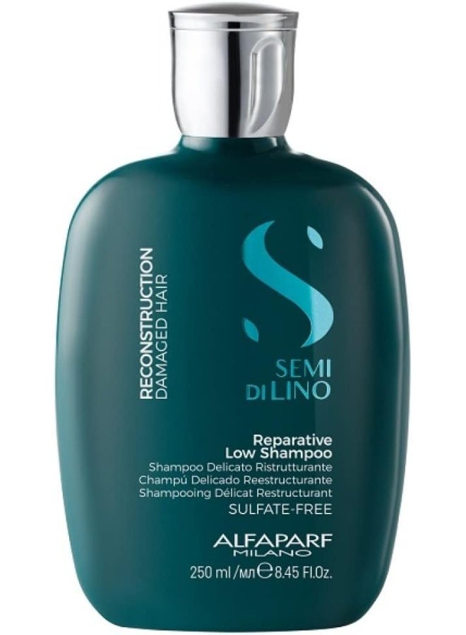 Alfaparf Milano Semi Di Lino Reconstruction Reparative Shampoo for Damaged Hair 250 Ml