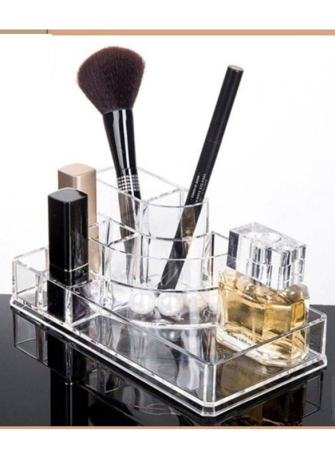Generic Clear Acrylic Makeup Organizer for Jewelry and Cosmetics Storage - Practical and Elegant Clear Makeup Organizer  - Image 2