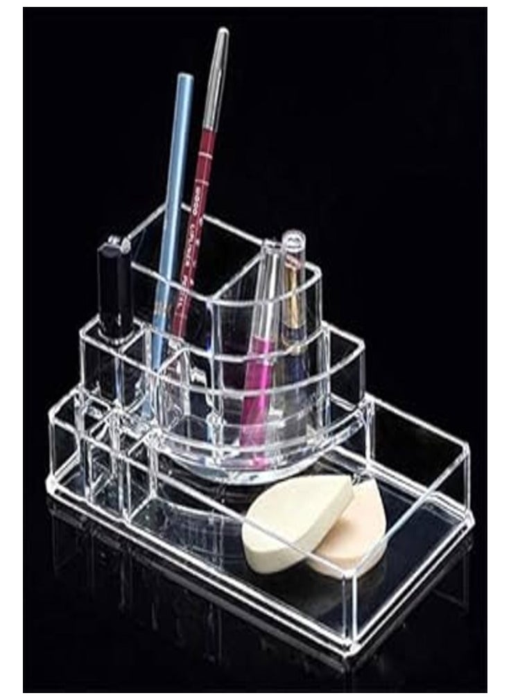 Generic Clear Acrylic Makeup Organizer for Jewelry and Cosmetics Storage - Practical and Elegant Clear Makeup Organizer  - Image 4