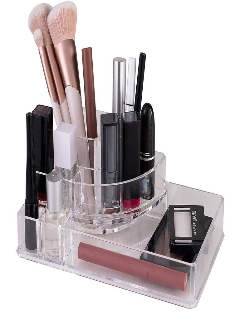 Generic Clear Acrylic Makeup Organizer for Jewelry and Cosmetics Storage - Practical and Elegant Clear Makeup Organizer  - Image 3