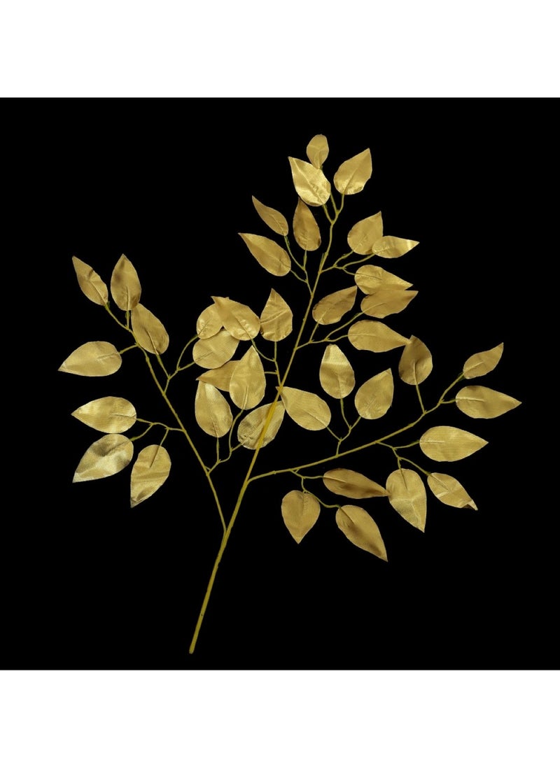 Huitich Glamour in Gold Artificial Phyco Leaf for Opulent Decor  - Image 2