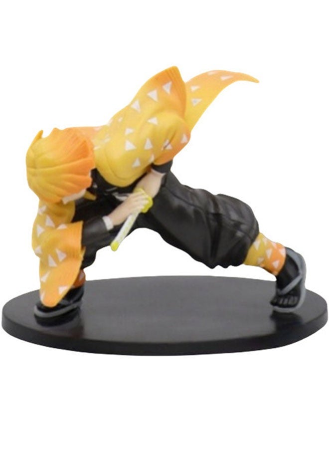 Halamodo Battle Pose Zenitsu Agatsuma Handmade Figure Model Display Piece - Image 5