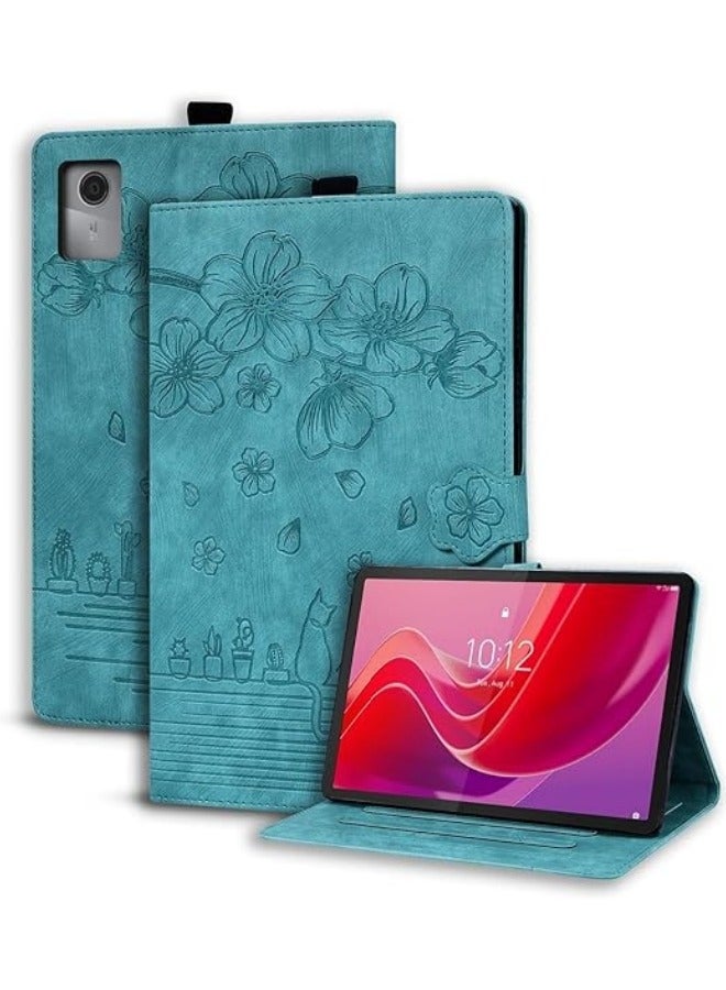 عام حافظة متوافقة مع لينوفو تاب ام 11 11 بوصة 2024 ، حافظة تابلت واقية فائقة النحافة من البولي يوريثان حافظة لينوفو تاب ام 11 2024 مع وظيفة الحامل - Image 1