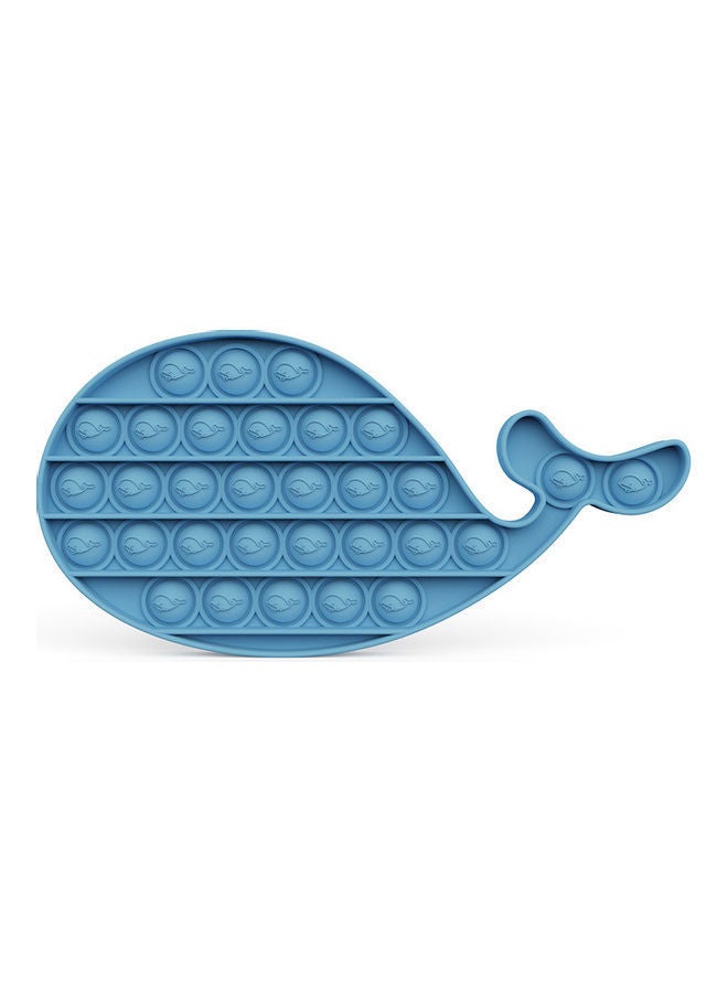 NIBEMINENT Silicone Fidget Bubble Toy - Whale - Image 1