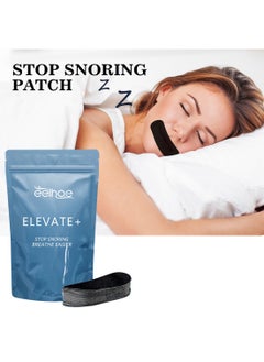EELHOE Elevate+ Anti-Snoring Patch to Stop Snoring Breathe Easier, Hypoallergenic Sleeping Mouth Tapes, Works Instantly to Reduce Mouth Breathing, 30 pcs  - Image 1