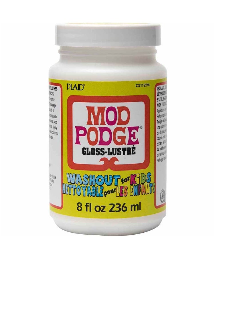 Mod Podge - Mod Podge Wash Out Kids Glue 8oz - Image 1