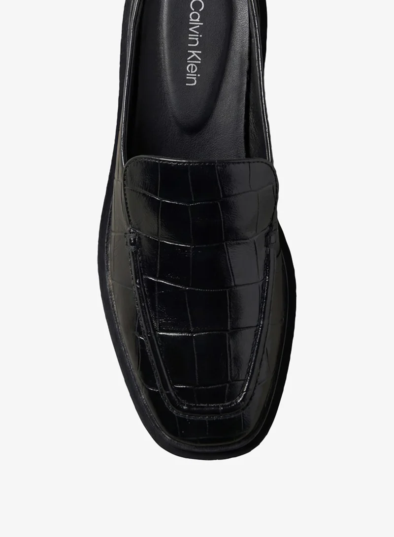 Calvin Klein  Leather Croc-Effect Mules for Women | Best Price UAE