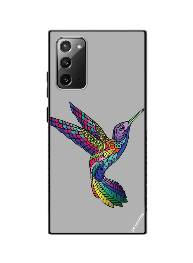 VR CREATIVE Protective Case Cover For Samsung Galaxy Note20 5G Flying Bird Design Multicolour - Image 1