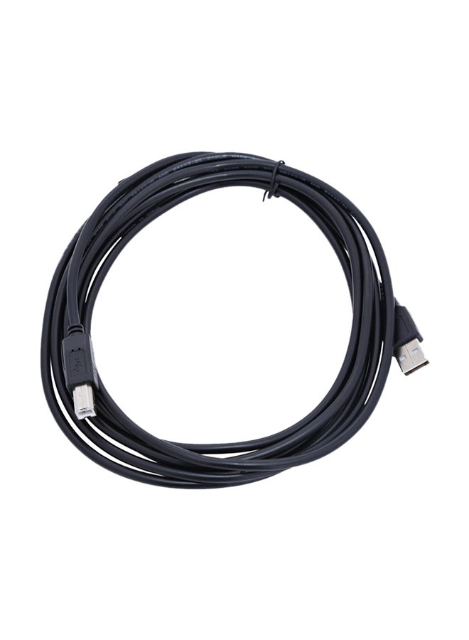 USB 2.0 Printer Charging Cable black
