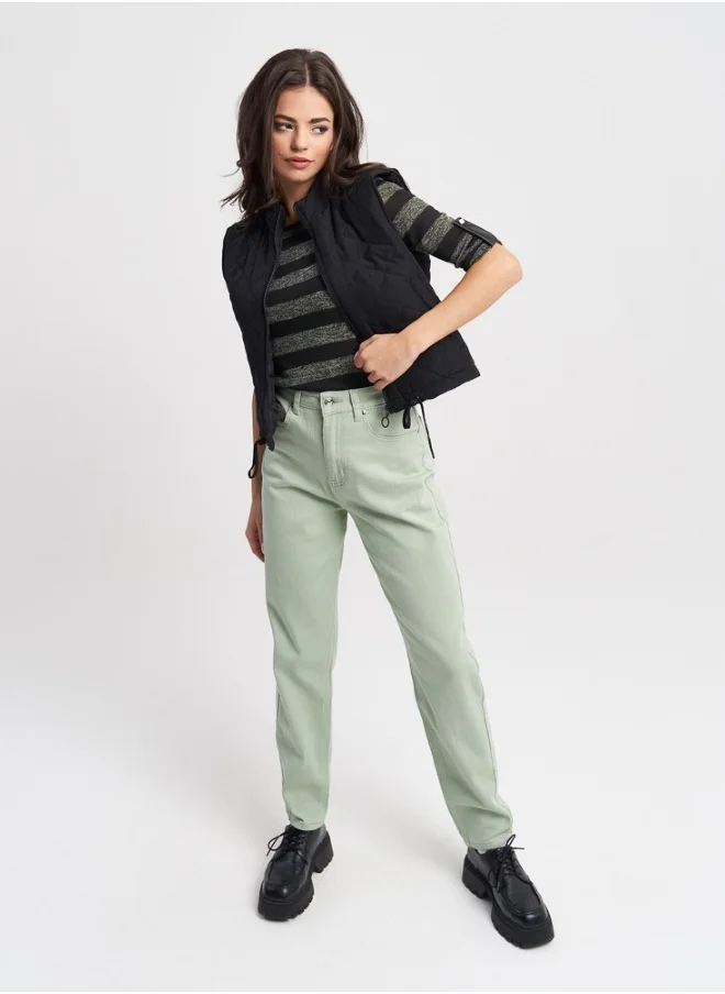 هايليز Black Quilted Vest