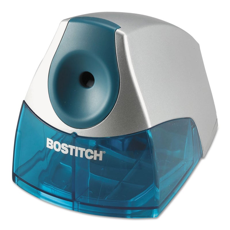 Bostitch Office Electric Pencil Sharpener, Heavy Duty Powerful Stall-Free Motor, High Capacity Shavings Tray, for Office or Classroom, Blue - Image 1