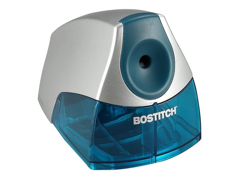 Bostitch Office Electric Pencil Sharpener, Heavy Duty Powerful Stall-Free Motor, High Capacity Shavings Tray, for Office or Classroom, Blue - Image 2