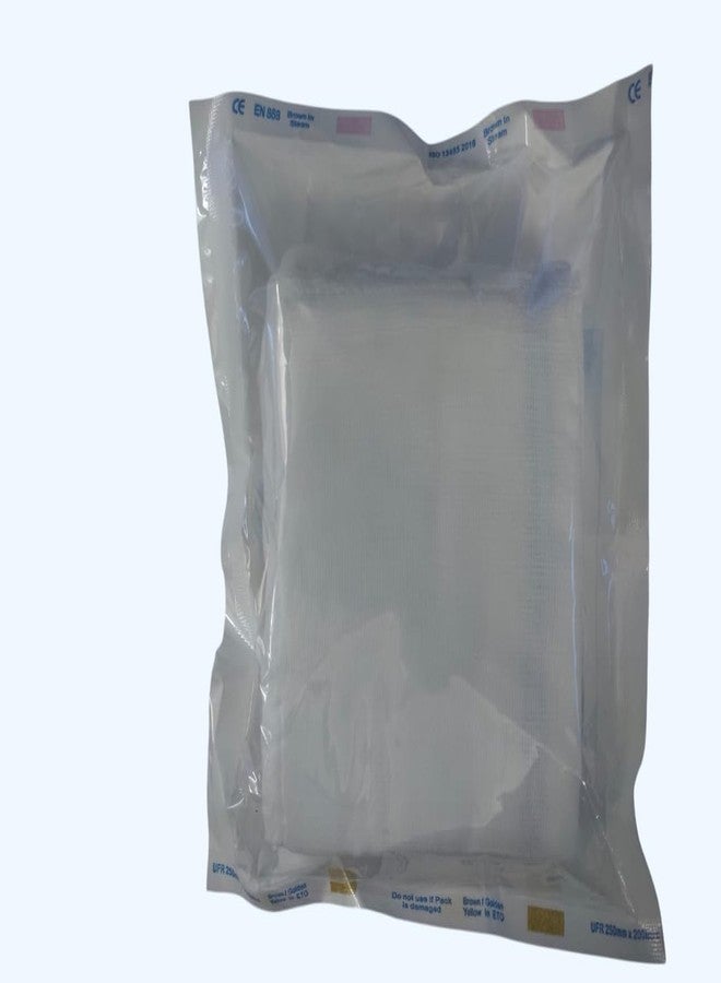 وسادة تنظيف جوميد 30 سم × 30 سم، 12 طبقة (ورقة واحدة)، عبوة من 5 قطع من الشاش الإسفنجي، معقمة، خيوط قطنية نقية 100% عالية الجودة - Image 4