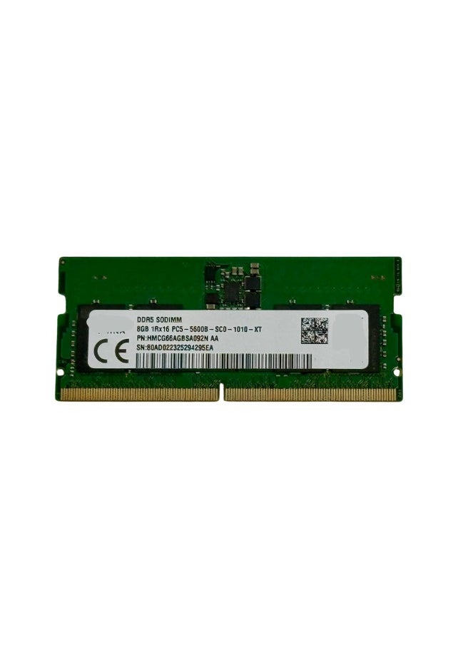 Generic 8GB DDR5 5600MHz Laptop RAM – SO-DIMM 262-Pin Memory Module for Gaming & High-Performance Laptops 