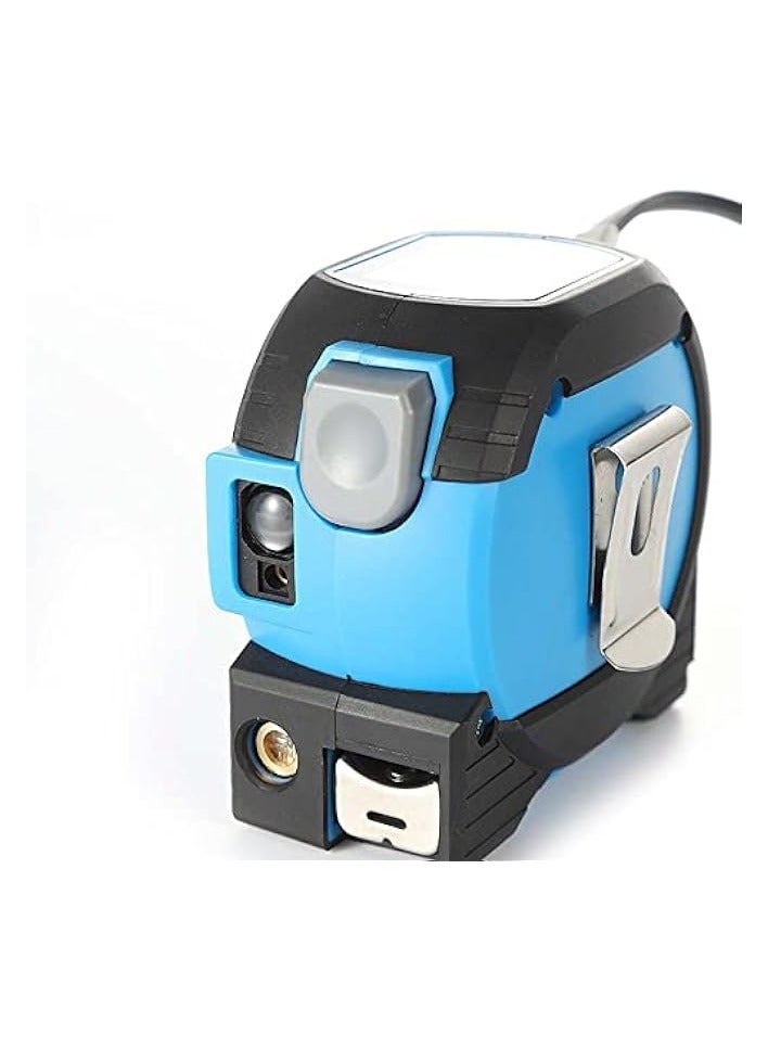 PROMASS 3in1 Laser Rangefinder 5m Tape Measure Ruler LCD Display with Backlight Distance Meter Building Measurement Device Area Volumes Surveying Equipment  - Image 2