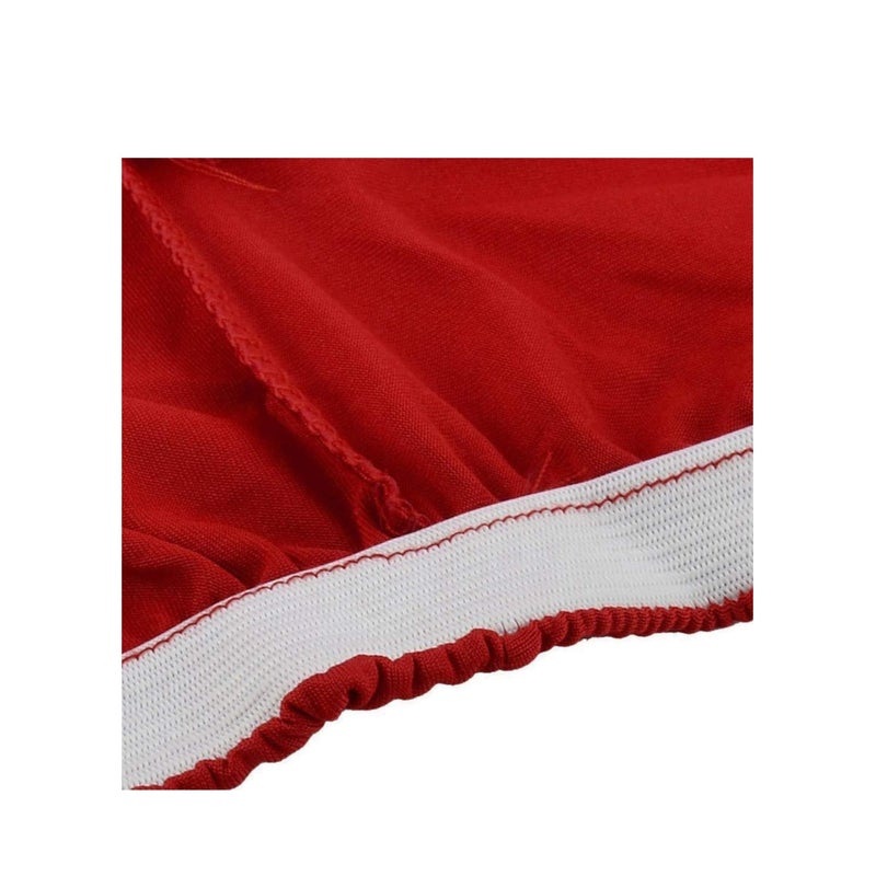 Barakah Chair Covers for Dining Room Set of 6 Soft Stretch Chair Protectors Slipcovers Removable and Washable Red - Image 5