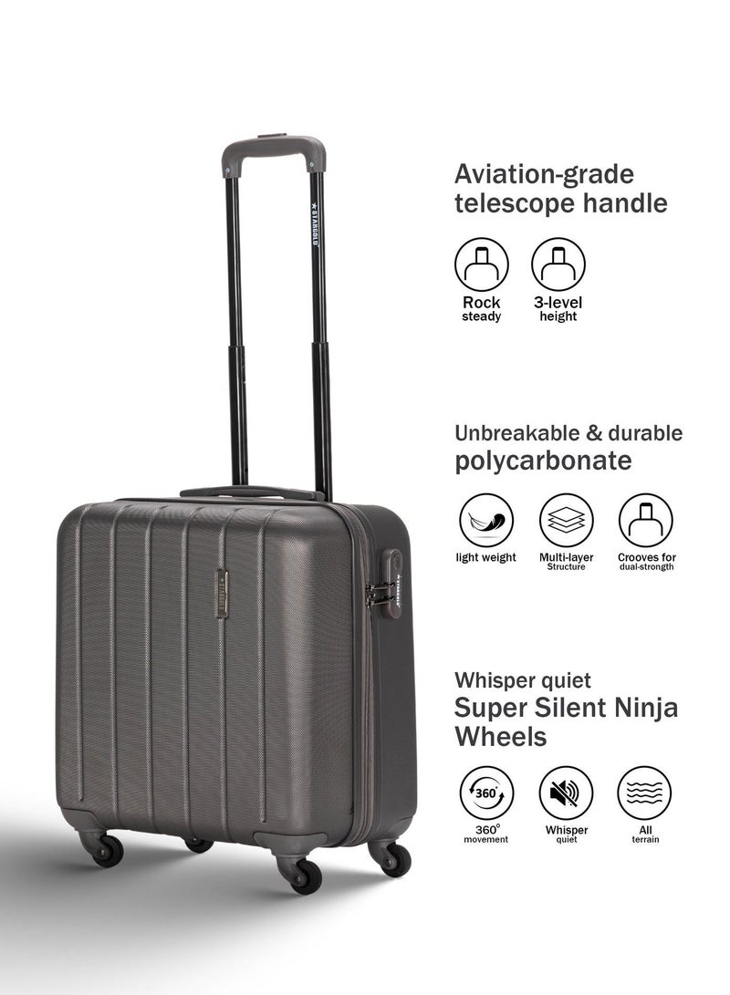 Stargold Single Hardside Spinner 4 Wheels Cabin Trolley Luggage With Number Lock 16 Inches - Image 2