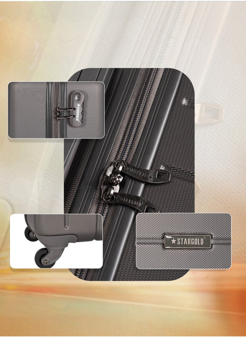 Stargold Single Hardside Spinner 4 Wheels Cabin Trolley Luggage With Number Lock 16 Inches  - Image 4