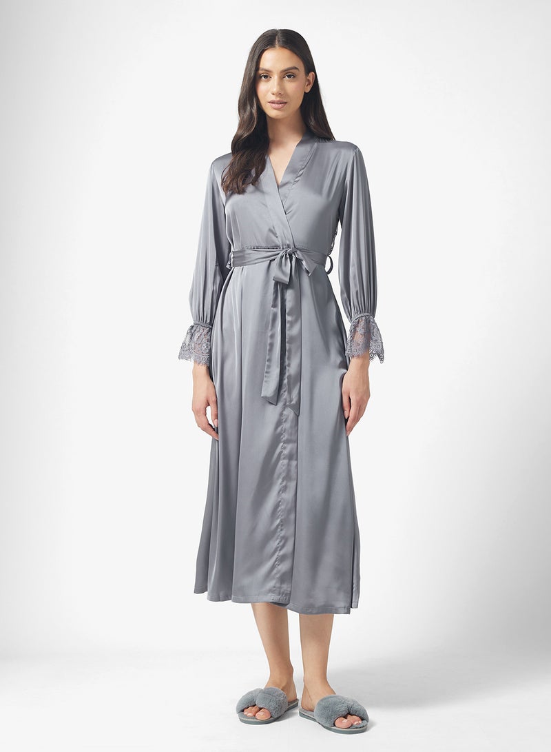 ايلا روب بأكمام دانتيل - Image 4