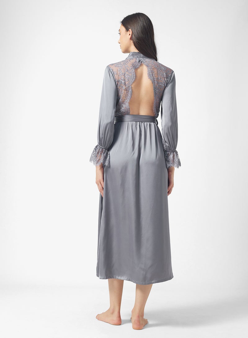 ايلا روب بأكمام دانتيل - Image 2