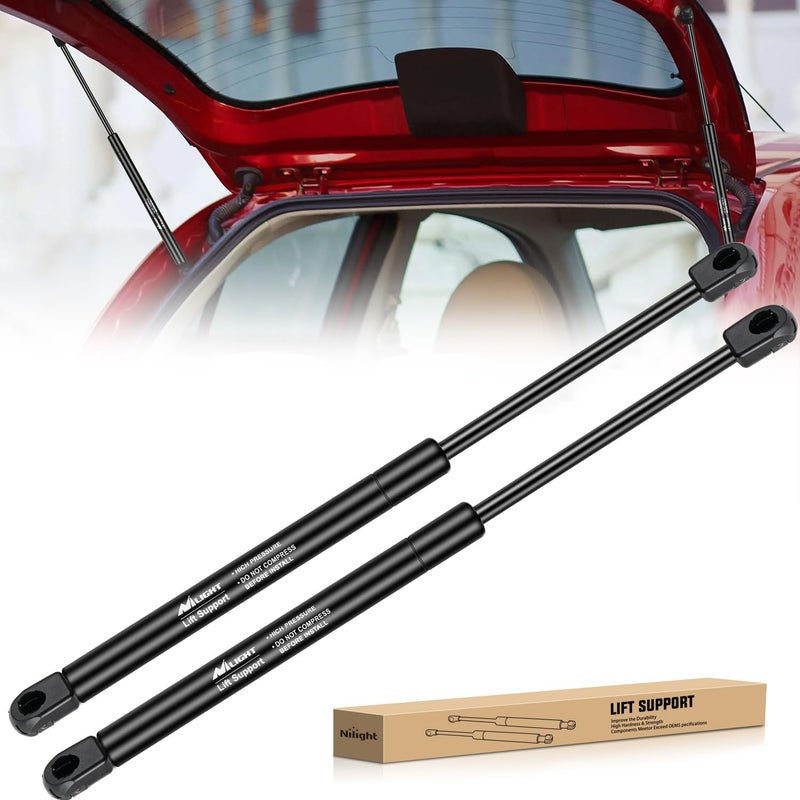 Nilight Rear Hatch Struts 6657 for Dodge Challenger 20082016 Tailgate Lift Supports Rear Door Shocks 12 Inch 2PCS Set Rod - Image 2