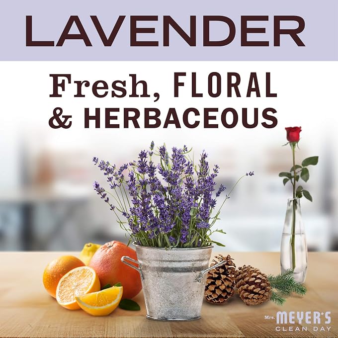 MRS. MEYER'S CLEAN DAY Body Lotion, Long-Lasting, Non-Greasy Moisturizer, Cruelty Free Formula, Lavender Scent, 15.5 oz - Image 3