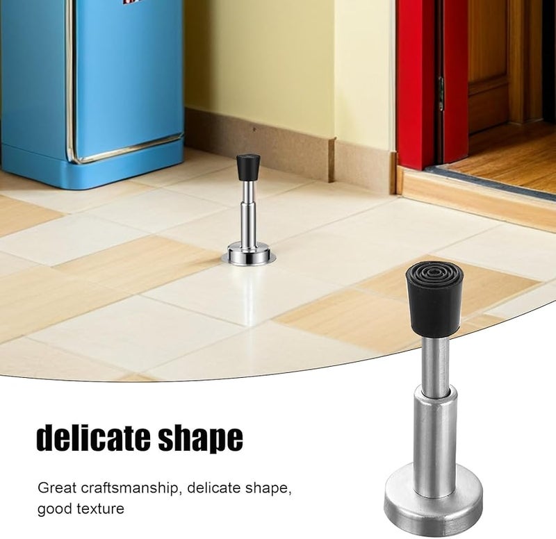 Stainless Steel Hydraulic Door Stopper Wall Mounted Anti Collision 85mm 103mm - Image 4