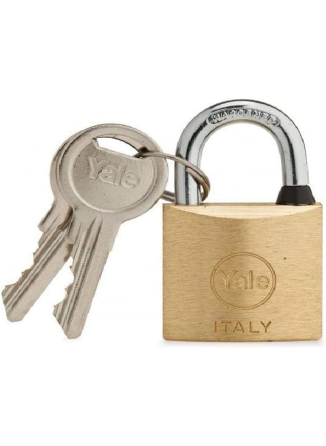 Yale 15-0110-4022-00-0201 110 Series Brass Padlock, 40MM  - Image 1