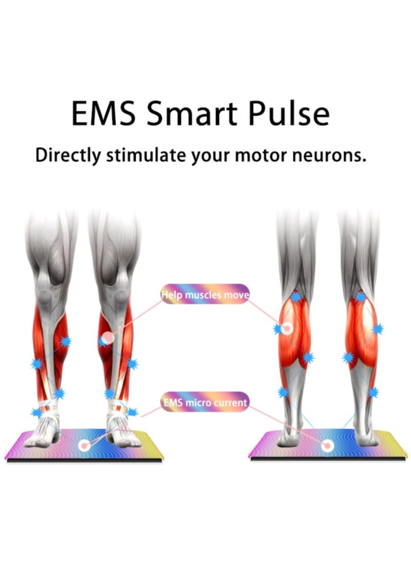 عربست - مدلك القدم ، ستة أوضاع ، تسعة شدة ، وسادة تدليك القدم المحمولة القابلة للطي EMS ، محفز العضلات الإلكتروني ، تعزيز الدورة الدموية ، تخفيف آلام العضلات - Image 1