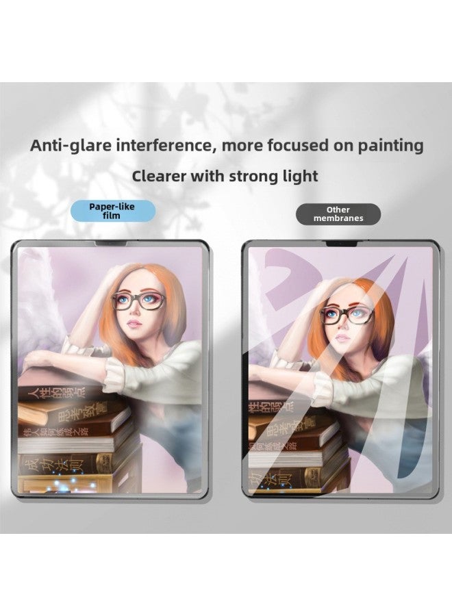 Suitable For IPad Flat Magnetic Paper Writing Film Mini6/10.5 Detachable Paper Film Writing Painting-Color:IPAD 12.9 Inch-Dimensions:Silicone Tape Packaging - Image 4