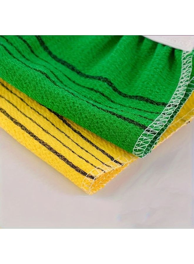 10 Pack Exfoliating Bath Mitts Random Colors for Shower Spa - Image 3