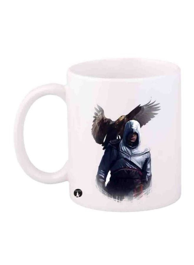 RYN Assassin's Creed Video Game Character Printed Coffee Mug White/Blue/Grey