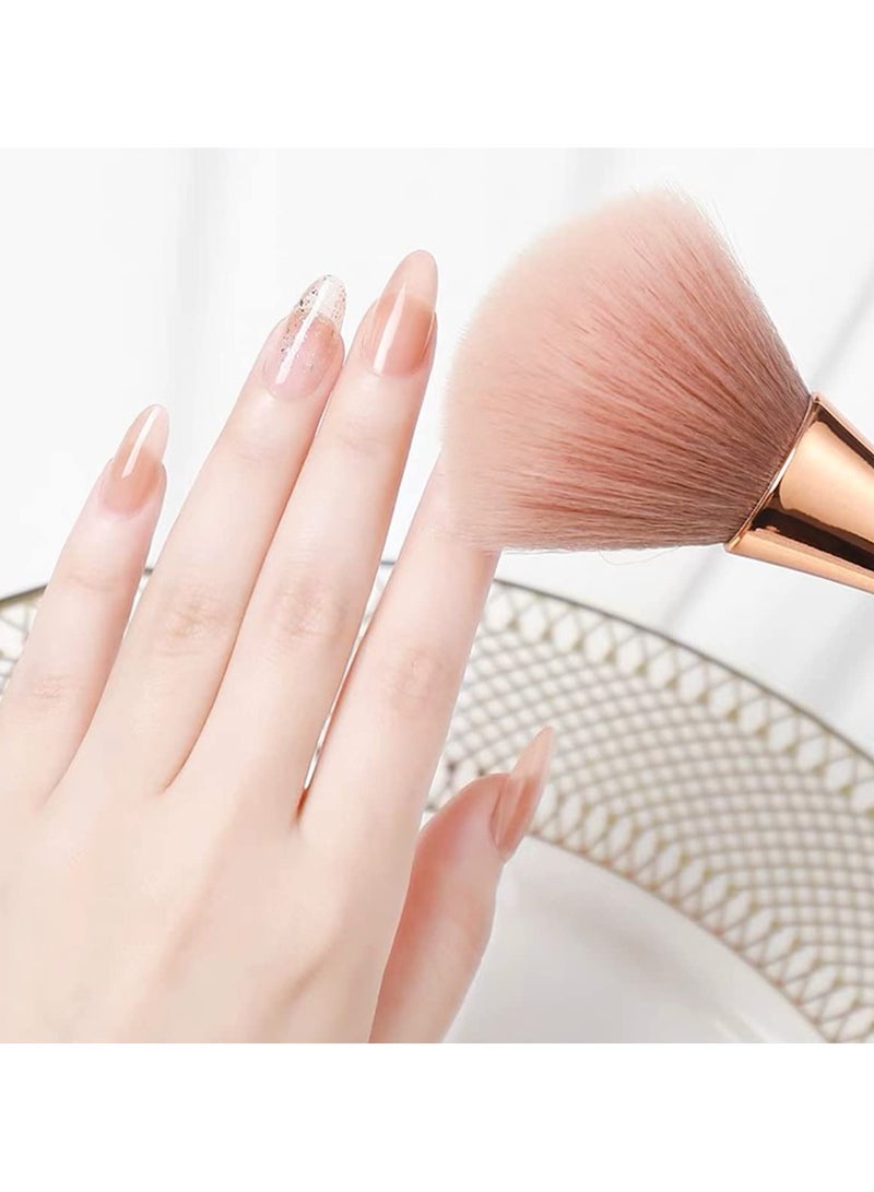 Goolsky فرشاة تنظيف الغبار لفن الأظافر لمانيكير فرشاة مكياج أكريليك ملونة فرشاة بودرة بلش أدوات أكسسوارات أظافر جل عصرية - Image 3