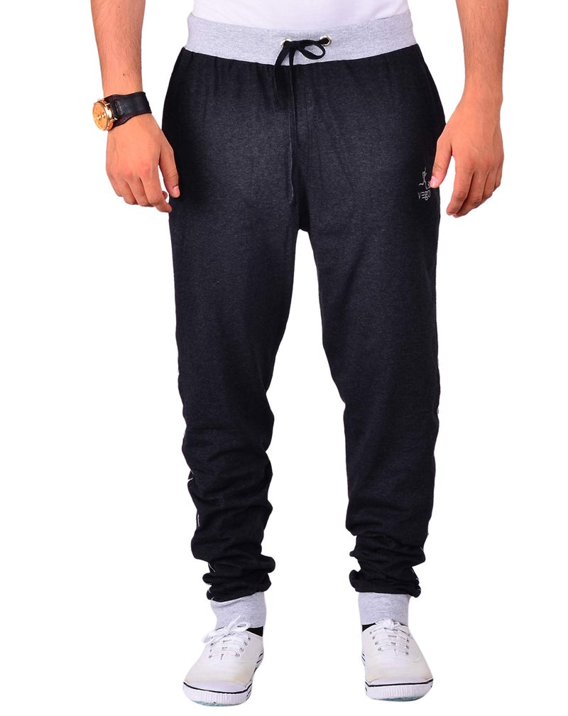 VEGO Men's Regular Fit Joggers, Grip or Cuff Track Pant - Image 1