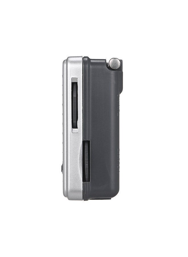 INDIN INDIN BC-R2048 Mini AM FM Radio Silver  - Image 3