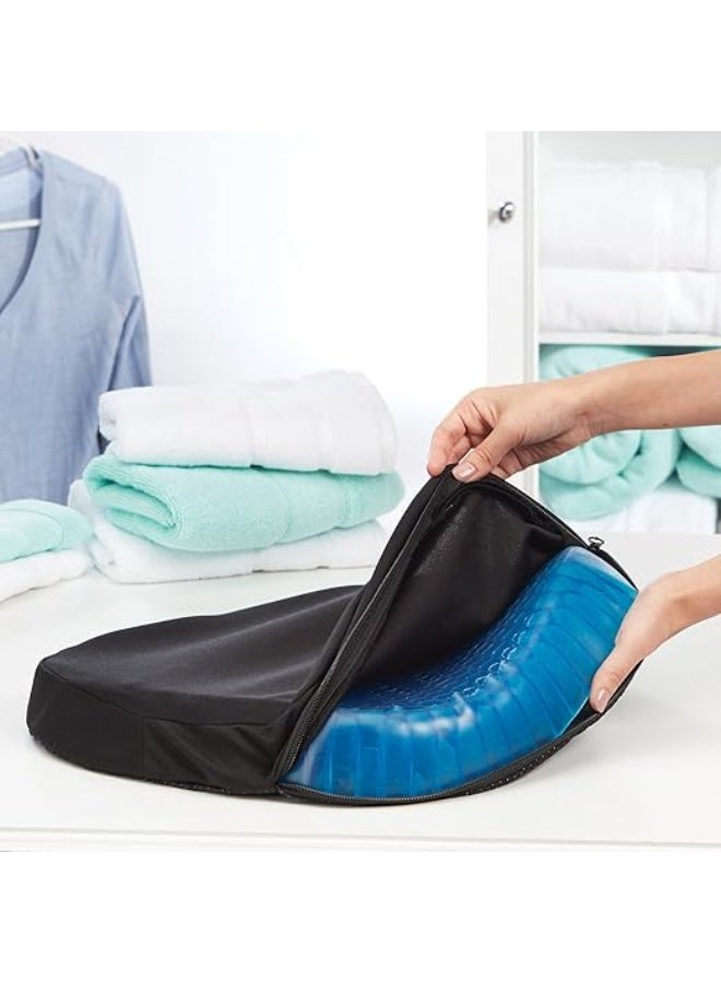 Honeycomb design seat cushion – comfortable with a non-slip cover - Image 1