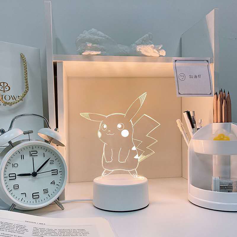 Gift Table Lamp Event Gift Battery Night Light Touch Remote Control Colorful Acrylic 3D Small Led Light - Image 1