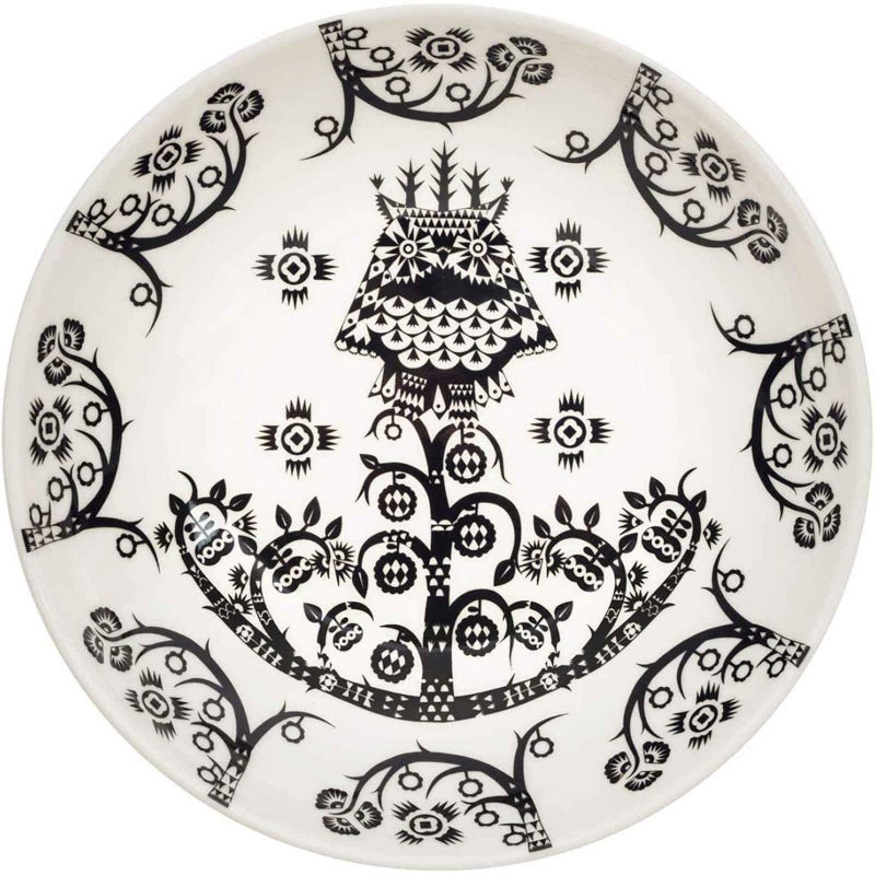 Iittala Taika Deep Plate Porcelain 20 cm Black