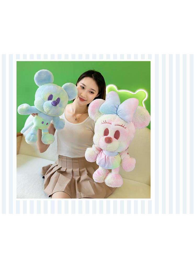 general Graffiti Color Mickey Mouse Plush Toy Soft Anime Cartoon Plushie Home Decor Best Gift For Girls Kids - Image 4