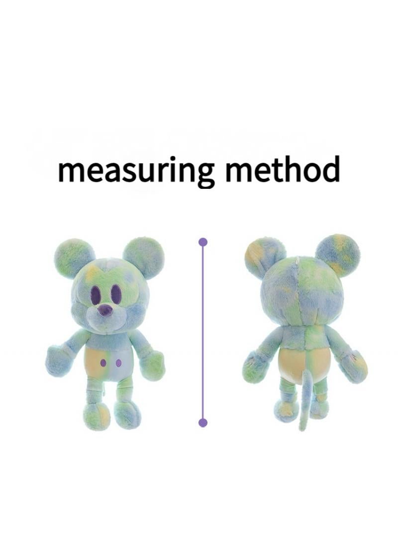 general Graffiti Color Mickey Mouse Plush Toy Soft Anime Cartoon Plushie Home Decor Best Gift For Girls Kids - Image 2