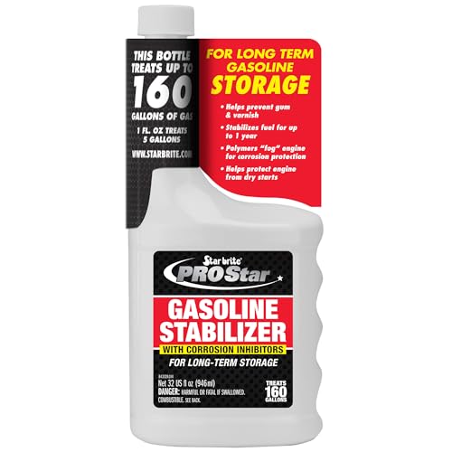 STAR BRITE PRO Star Gasoline Stabilizer - Fog & Protect Stored Engines & Entire Fuel System from Corrosion - Keep Gas Fresh for up to 1 Year - EZ Store EZ Start - 32 OZ (084332) - Image 1